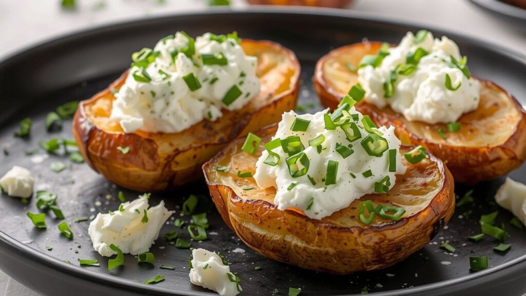 The greatest Cottage Cheese Recipe for Air Fryer Baked Potato Skins 6 Cottage Cheese Recipe for Air Fryer Baked Potato Skins