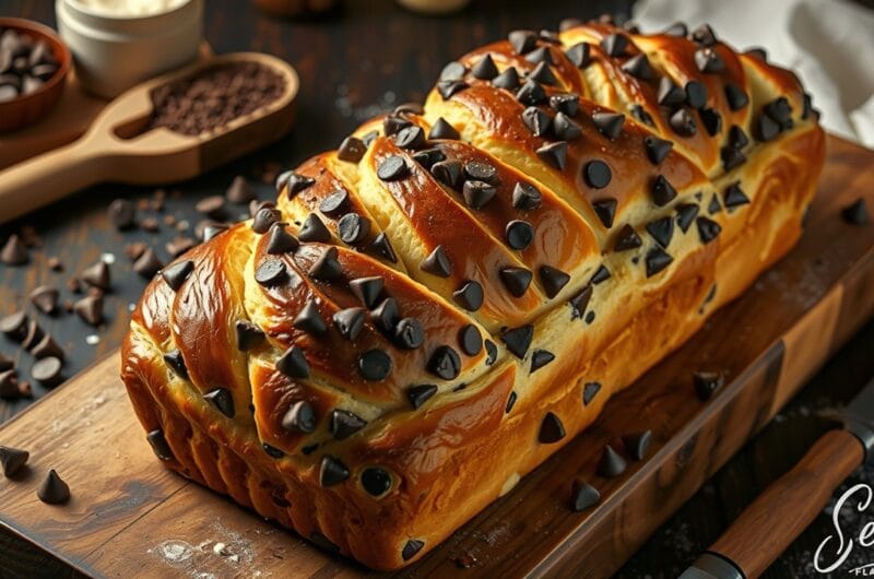 Braided Chocolate Chip Brioche Recipe