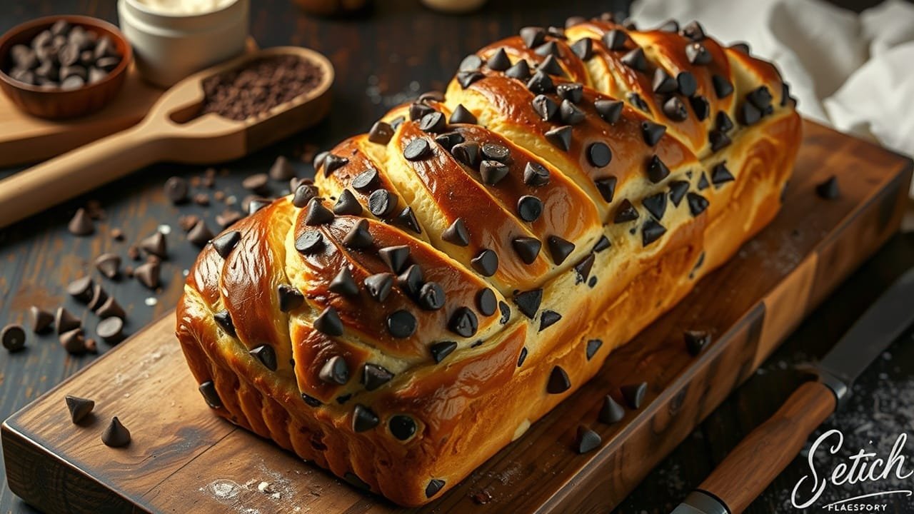 Braided Chocolate Chip Brioche Recipe