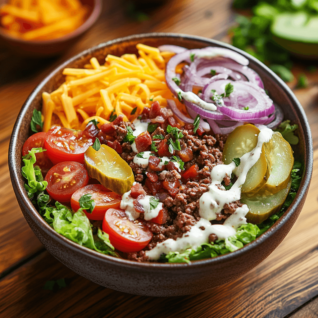 Burger Bowl Recipe: A Simple, Healthy, Low-Carb Meal 4 Burger Bowl Recipe