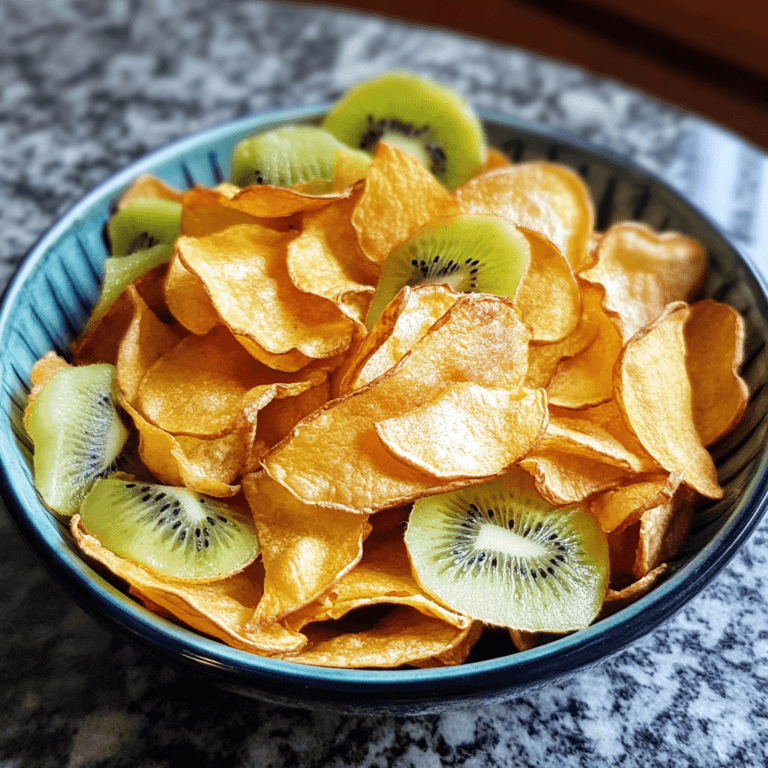 Crispy Oven-Baked Golden Kiwi Chips Recipe 6 Golden Kiwi Chips