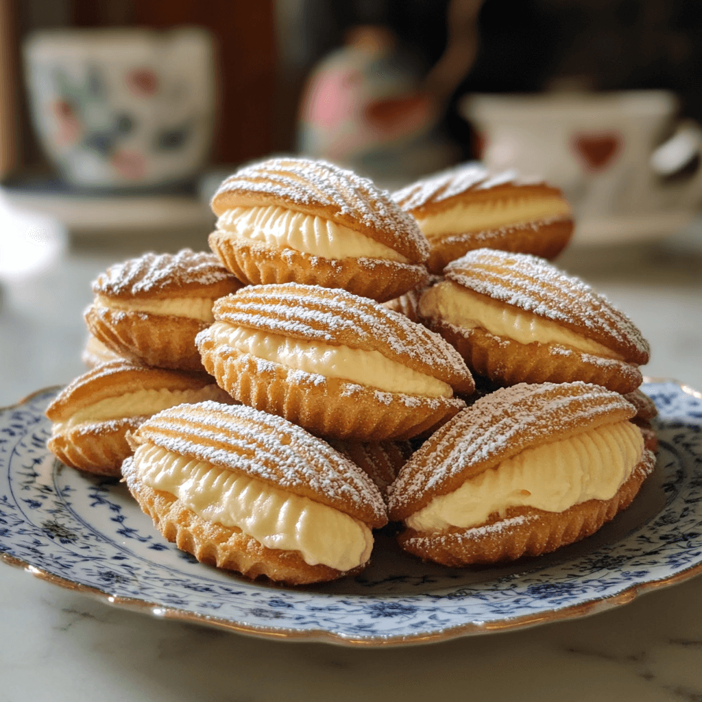 Easy Madeleine Cookies Recipe with Cream 1 Madeleine Cookies