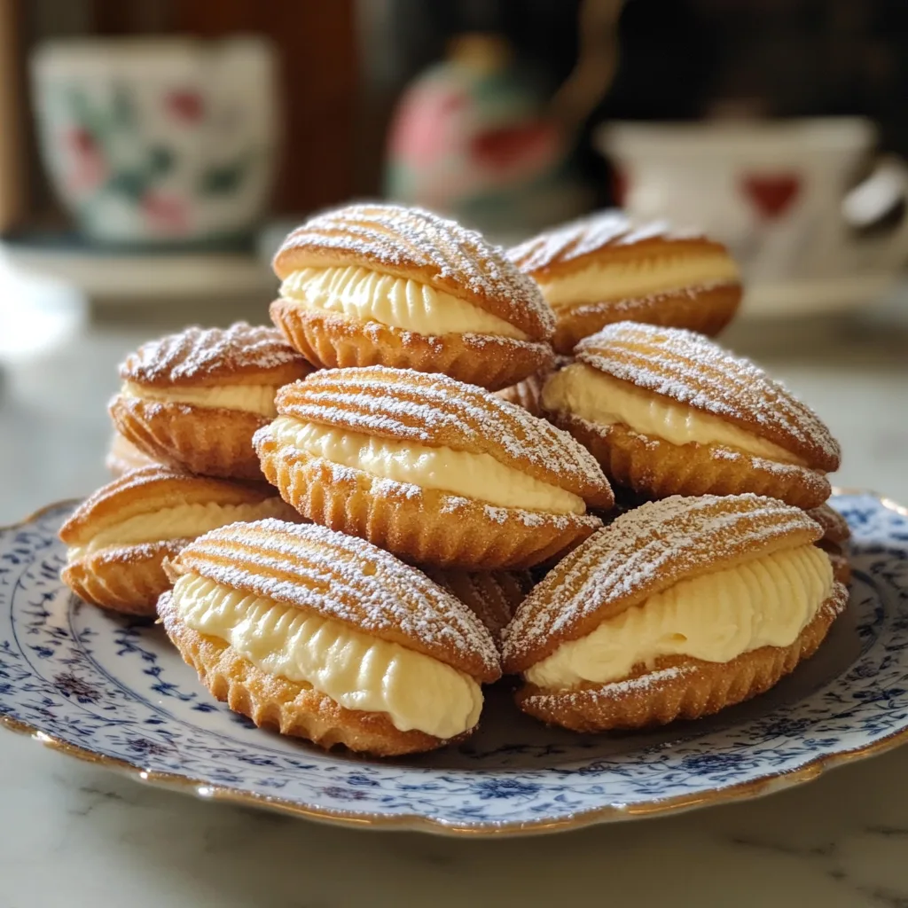 Easy Madeleine Cookies Recipe with Cream 1 Madeleine Cookies