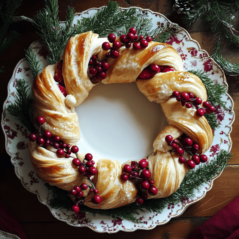 Festive Crescent Wreath Recipes for Christmas 1 Crescent Wreath