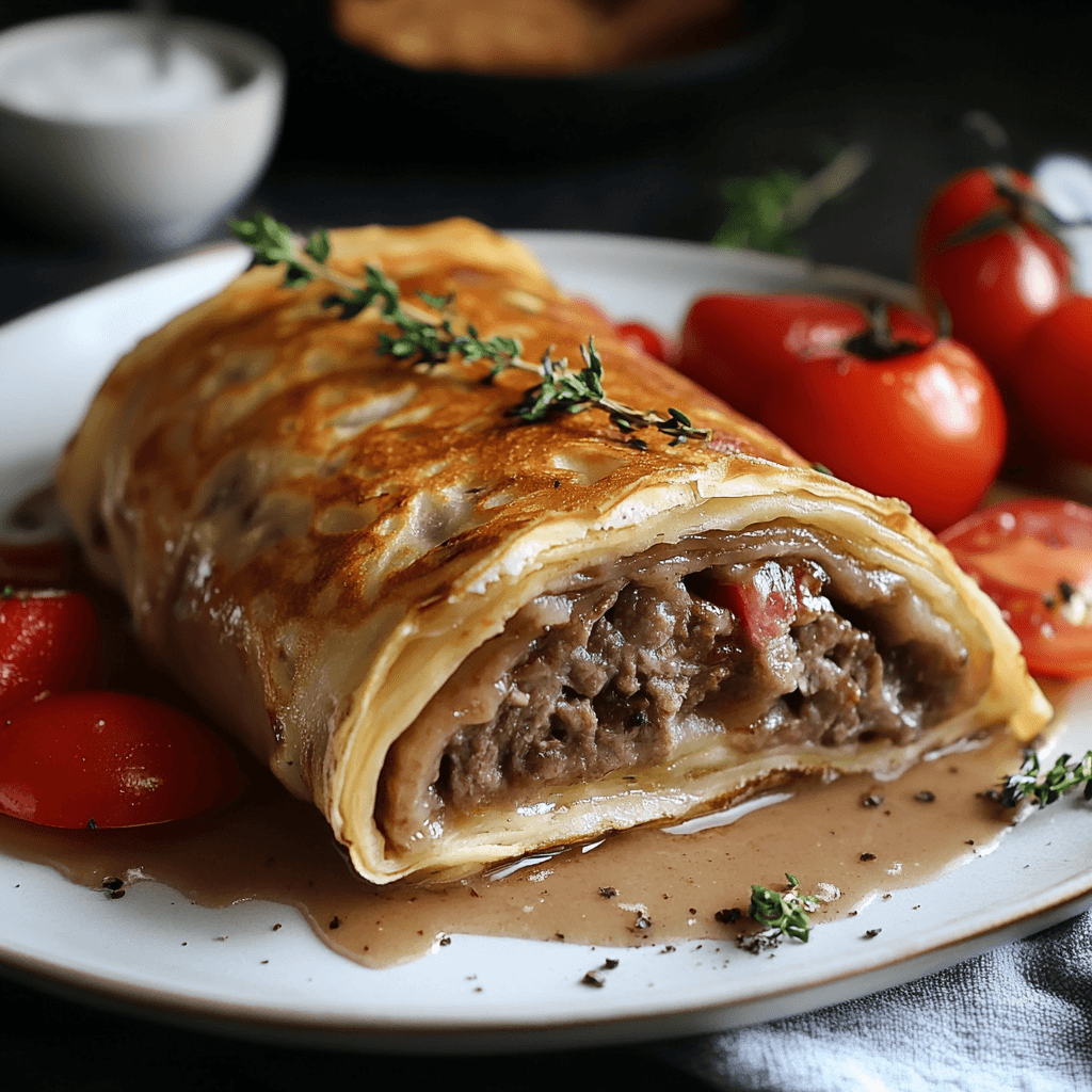 Beef Wellington Crepe Recipe: 5 Steps to Perfect Crepes 1 Beef Wellington Crepe