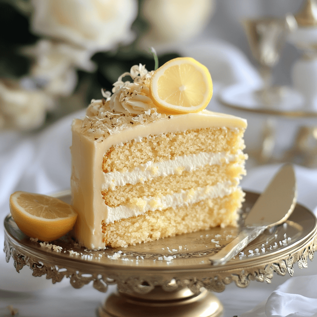 Elegant Lemon Cake Inspired by Gatsby 3 Elegant Lemon Cakes Inspired