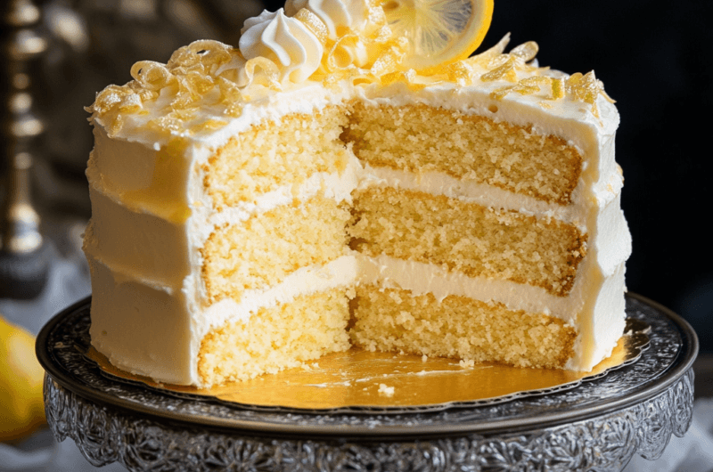 Elegant Lemon Cake Inspired by Gatsby 4 Elegant Lemon Cakes Inspired by Gatsby