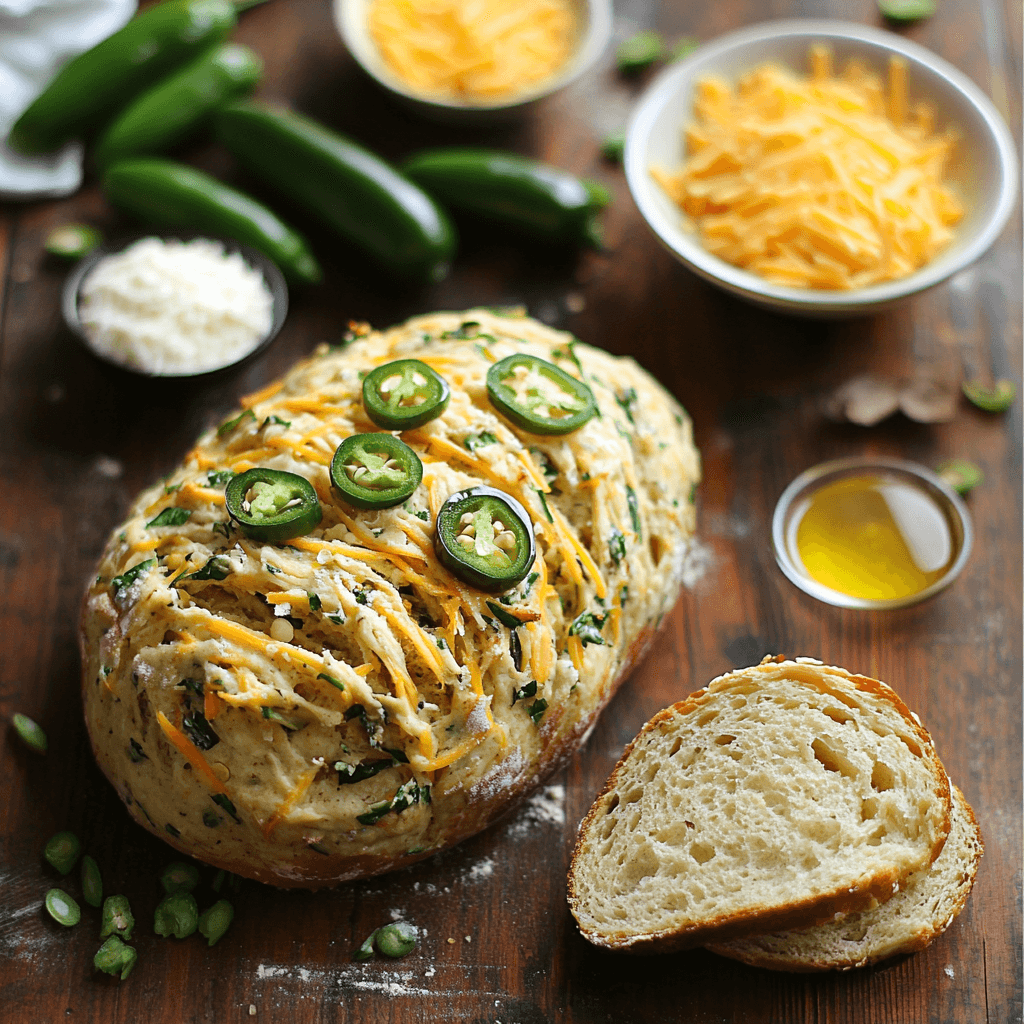Vegan Jalapeño Cheddar Artisan Bread Recipe 5 Vegan Jalapeño Cheddar Artisan Bread Recipe