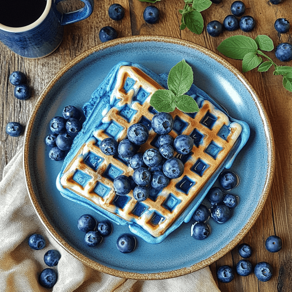 Delicious Blue Waffles Recipe for a Vibrant Start to Your Day 7 blue waffles recipe