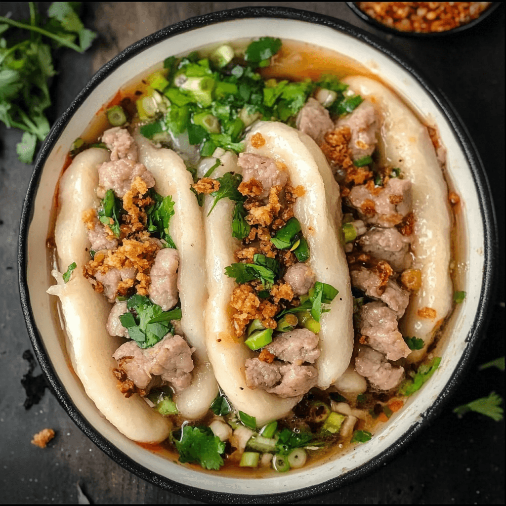 Bun Moc Recipe: How to Make This Flavorful Vietnamese Pork Soup 10 Pork Meatball Noodle Soup / Bún Mọc