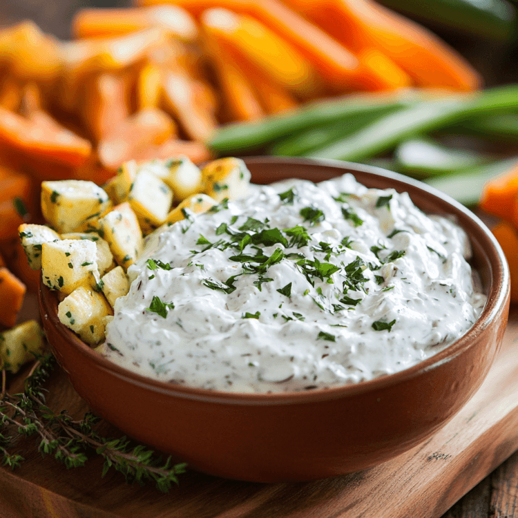 Easy Ranch Dip Recipe - Creamy and Delicious - Delish Dish