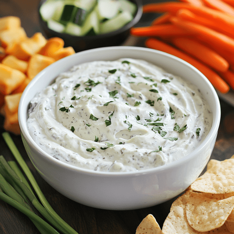 Easy Ranch Dip Recipe - Creamy and Delicious - Delish Dish