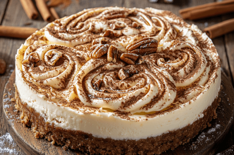 How to Make Cinnamon Roll Cheesecake at Home