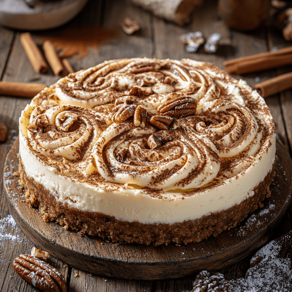 How to Make Cinnamon Roll Cheesecake at Home 1 Cinnamon Roll Cheesecake