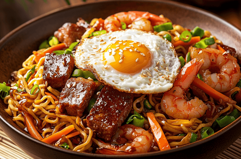 How to Make Fried Saimin at Home