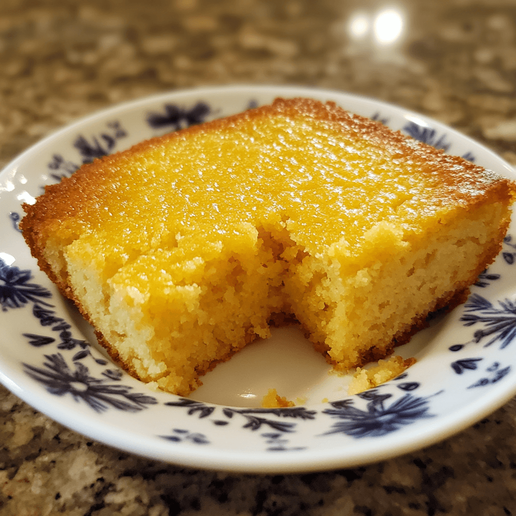 Simple Sweet Cornbread Cake Recipe for Dessert 4 Sweet Cornbread Cake Recipe