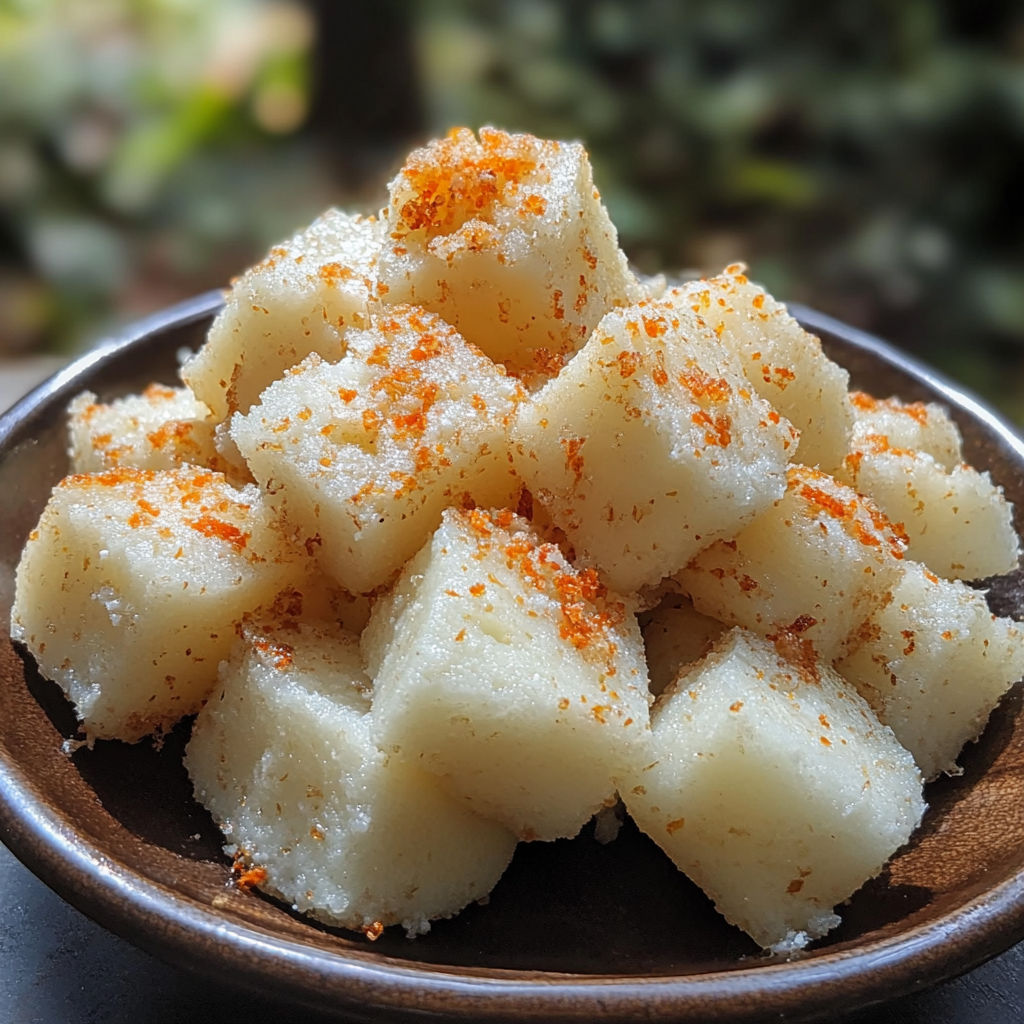 Easy Cassava Pichi Pichi Recipe 1 Cassava Pichi Pichi