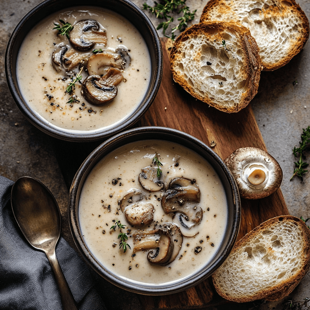 Easy La Madeleine Cream of Mushroom Soup Recipe 2 La Madeleine Cream of Mushroom Soup