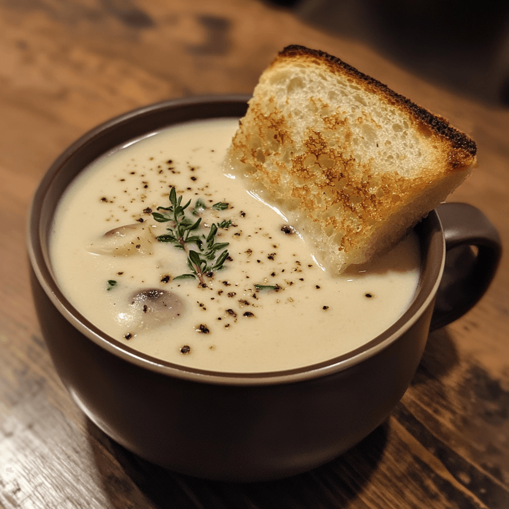 Easy La Madeleine Cream of Mushroom Soup Recipe 3 La Madeleine Cream of Mushroom Soup