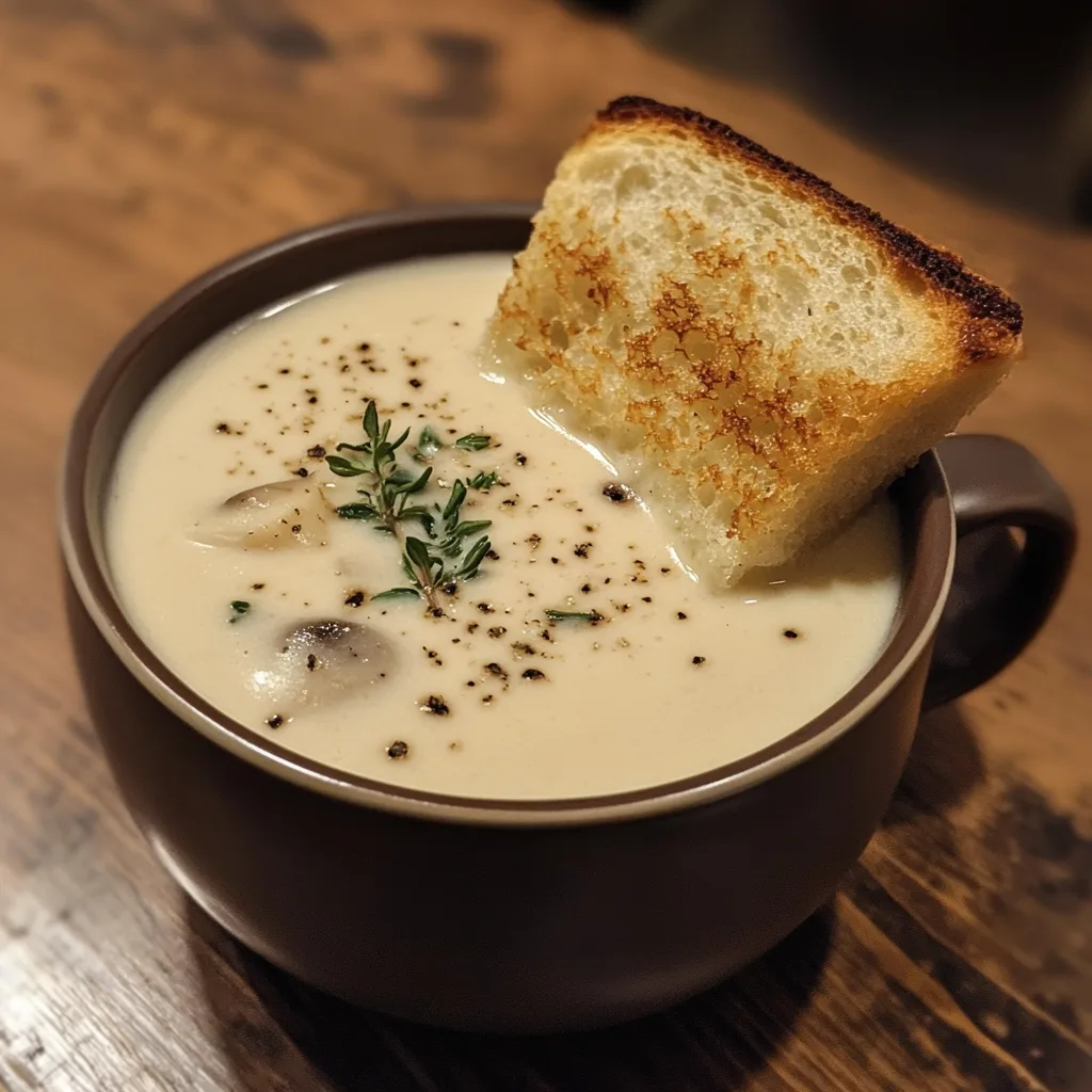 Easy La Madeleine Cream of Mushroom Soup Recipe 3 La Madeleine Cream of Mushroom Soup