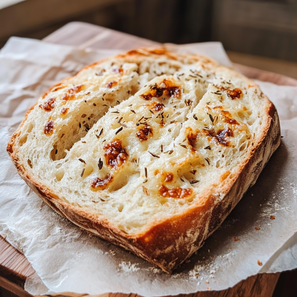 Asiago Sourdough Bread