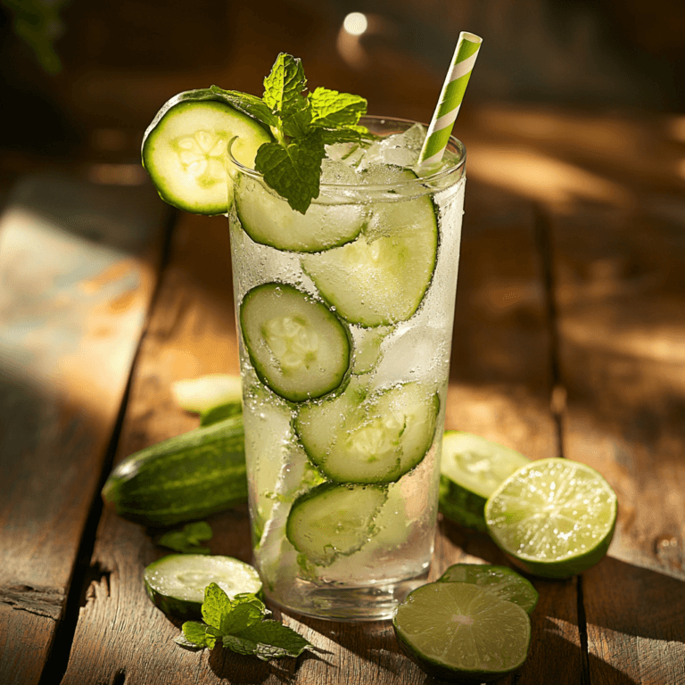 Cucumber Lime Drink: 5 Refreshing Ways to Beat the Heat 9 Cucumber Lime Drink