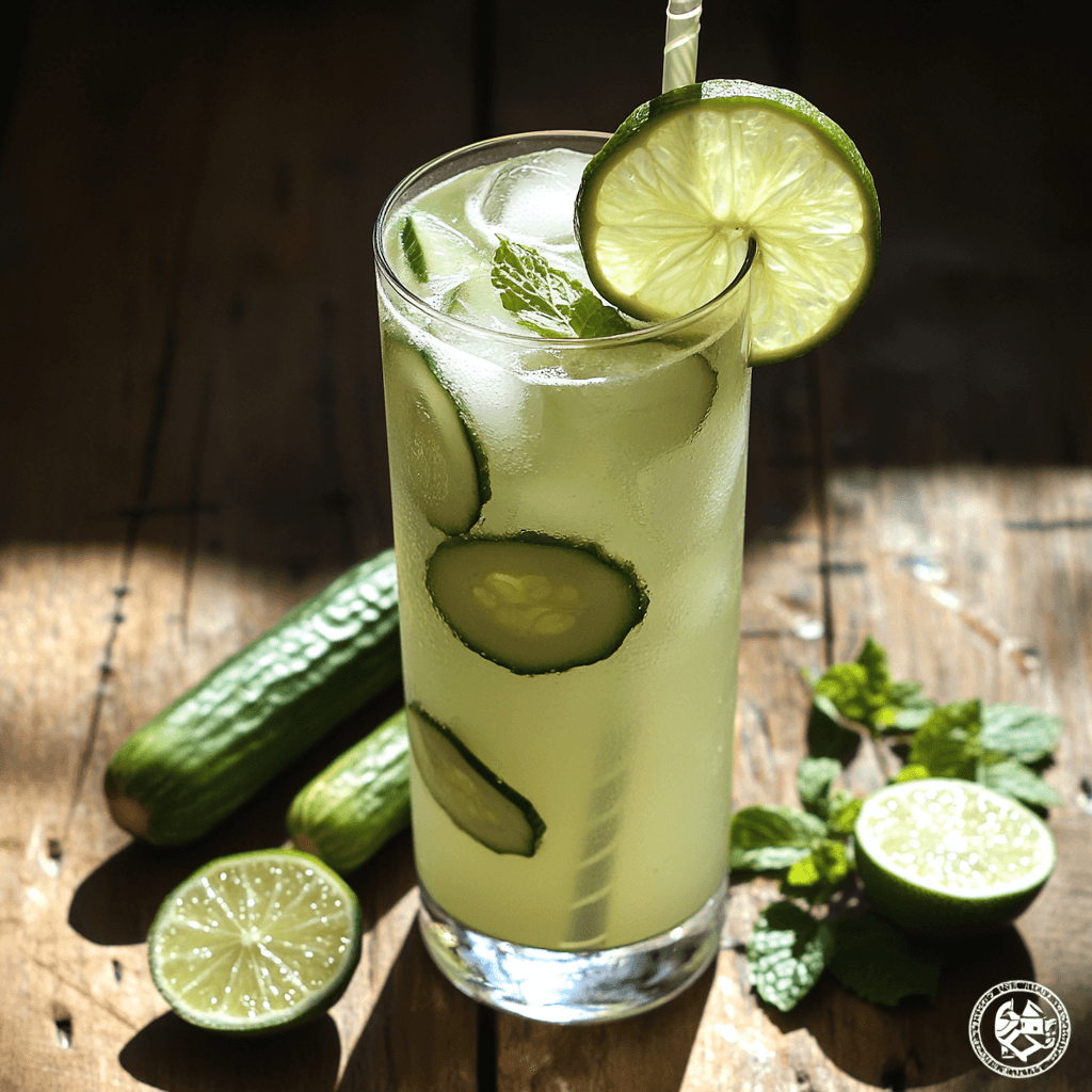 Cucumber Lime Drink: 5 Refreshing Ways to Beat the Heat 2 Cucumber Lime Drink