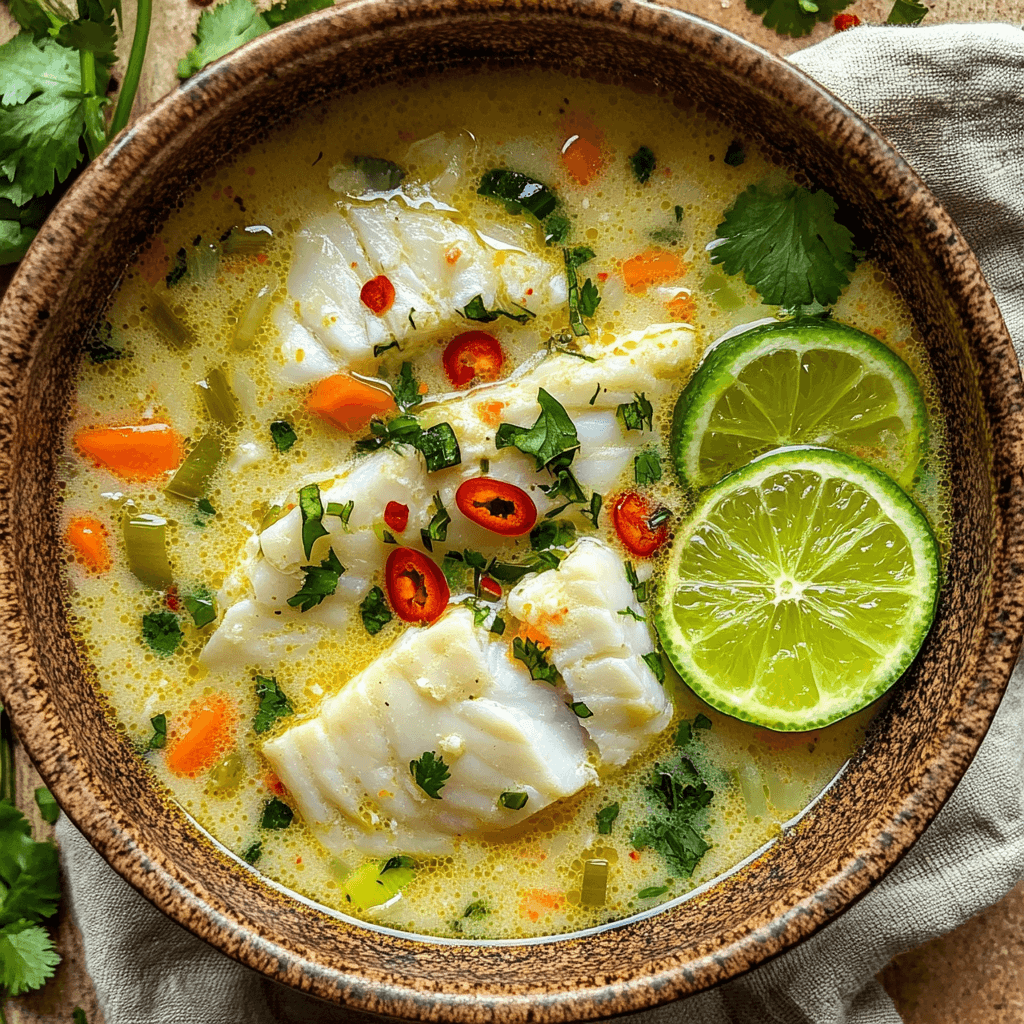 Easy Coconut Lime Fish Soup Recipe – Healthy & Flavorful Soup 5 Coconut Lime Fish Soup Recipe