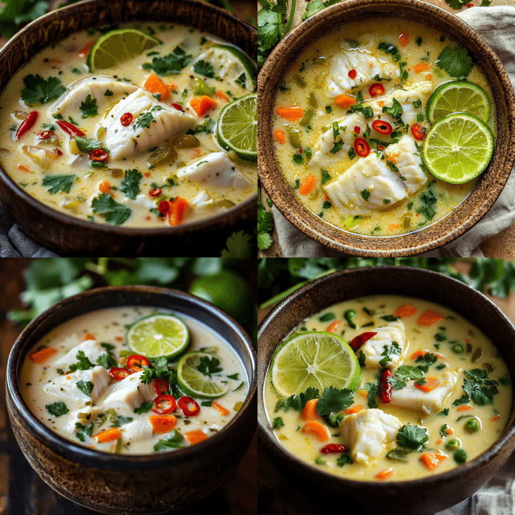 Easy Coconut Lime Fish Soup Recipe – Healthy & Flavorful Soup 6 coconut fish soup with lime