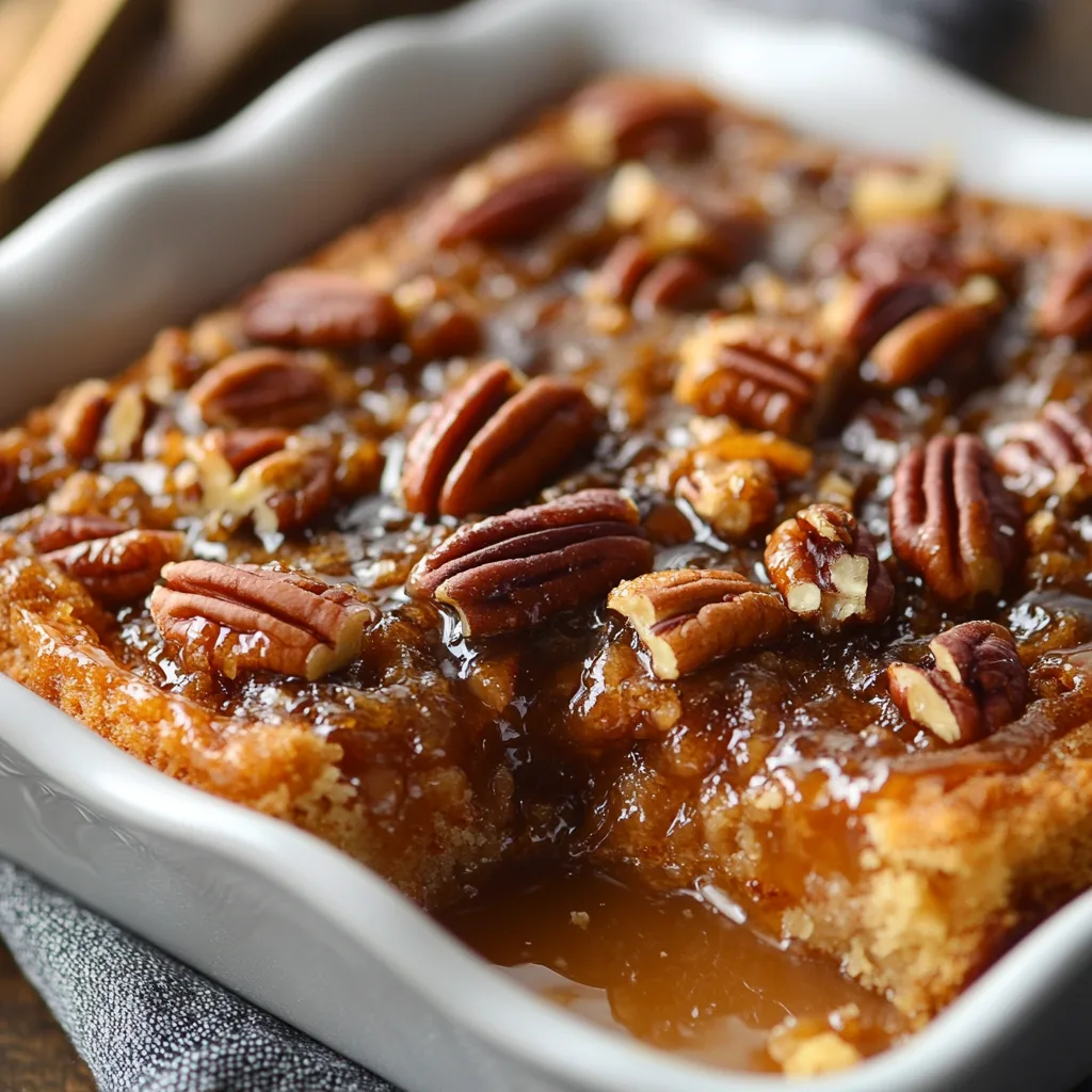 Pecan Pie Dump Cake Recipe