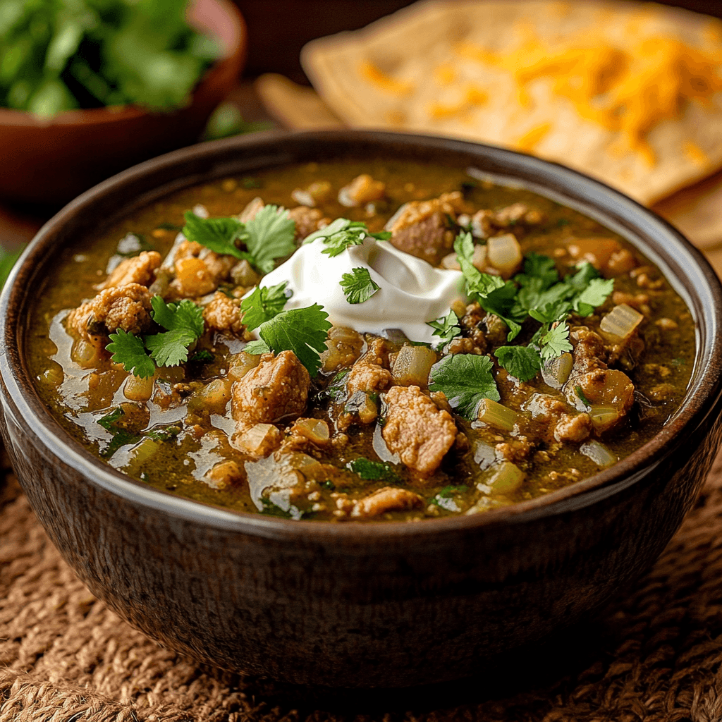 Easy santiago's green chili recipe​
