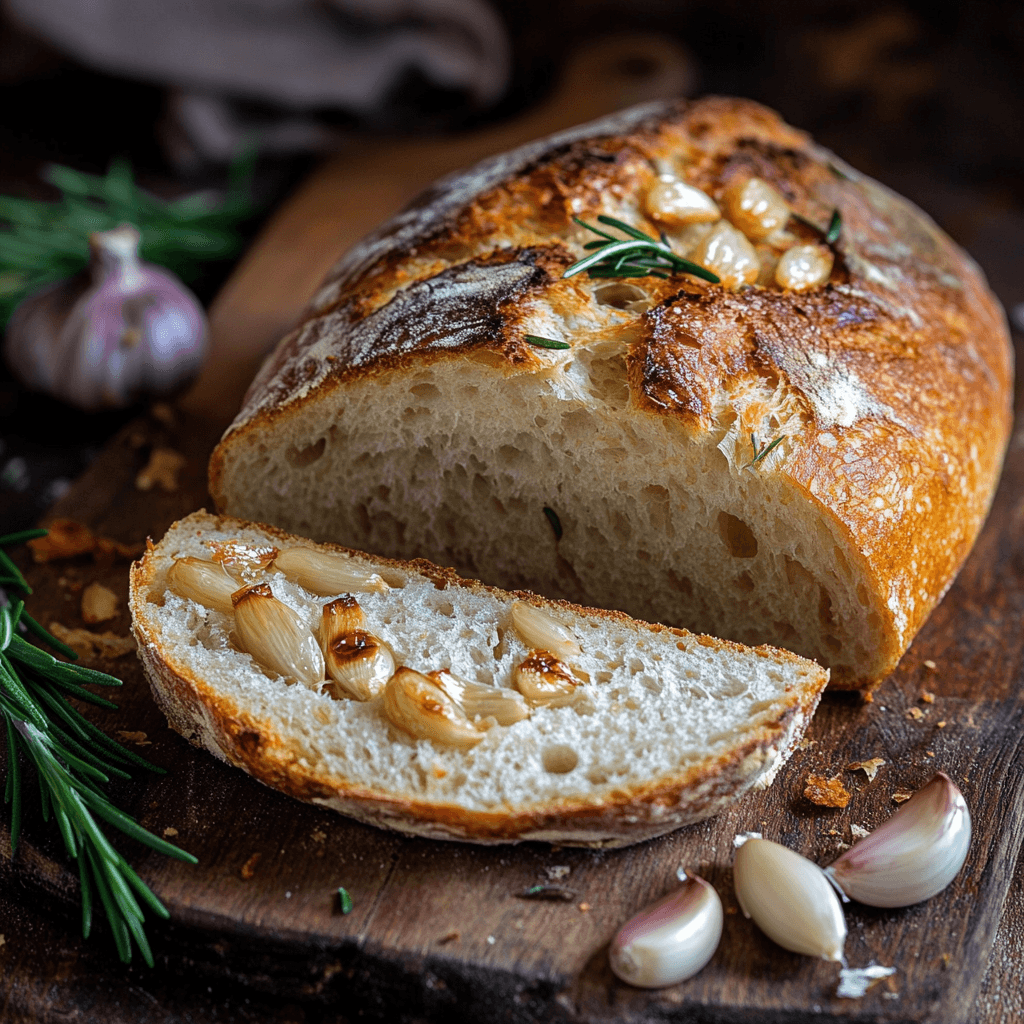 Roasted Garlic Sourdough Roasted Garlic Sourdough