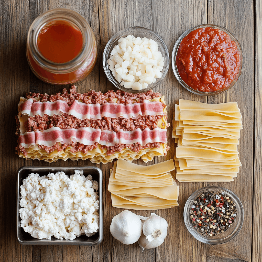 7 Delicious Variations of Bacon Cheeseburger Lasagna Recipe 5 Bacon Cheeseburger Lasagna