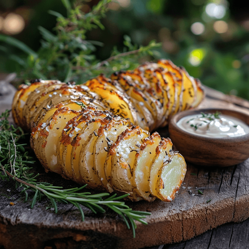 How to Make Crispy Accordion Potatoes Air Fryer 4 Accordion Potatoes Air Fryer