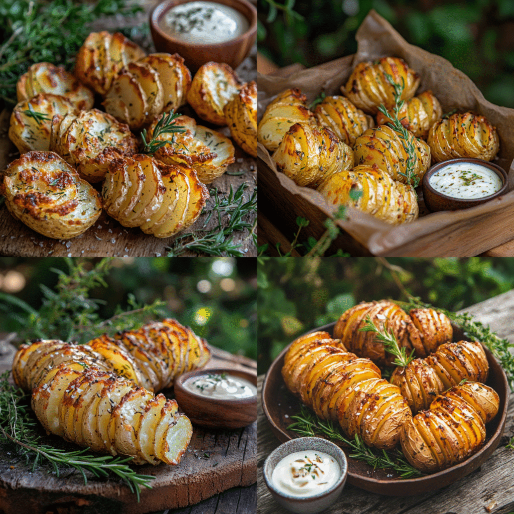 How to Make Crispy Accordion Potatoes Air Fryer 5 Accordion Potatoes Air Fryer