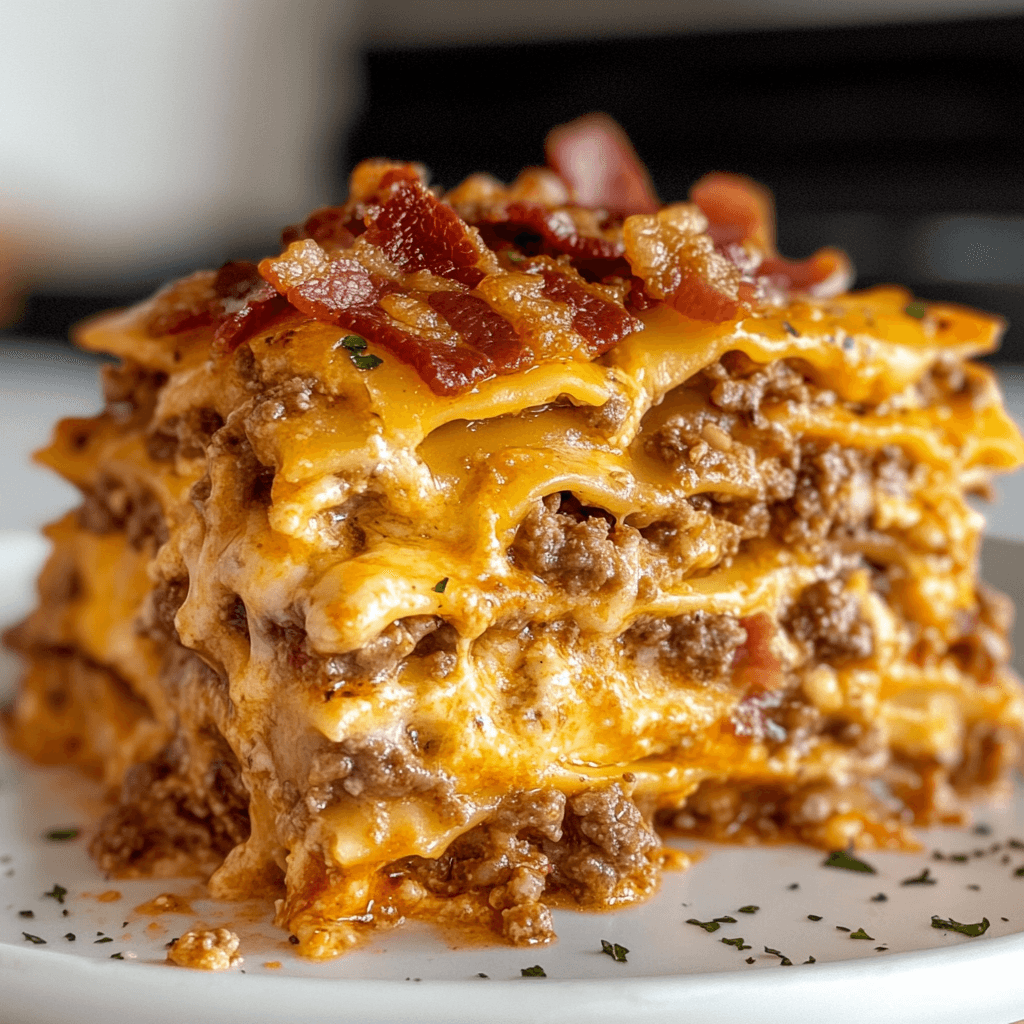 7 Delicious Variations of Bacon Cheeseburger Lasagna Recipe 2 Bacon Cheeseburger Lasagna