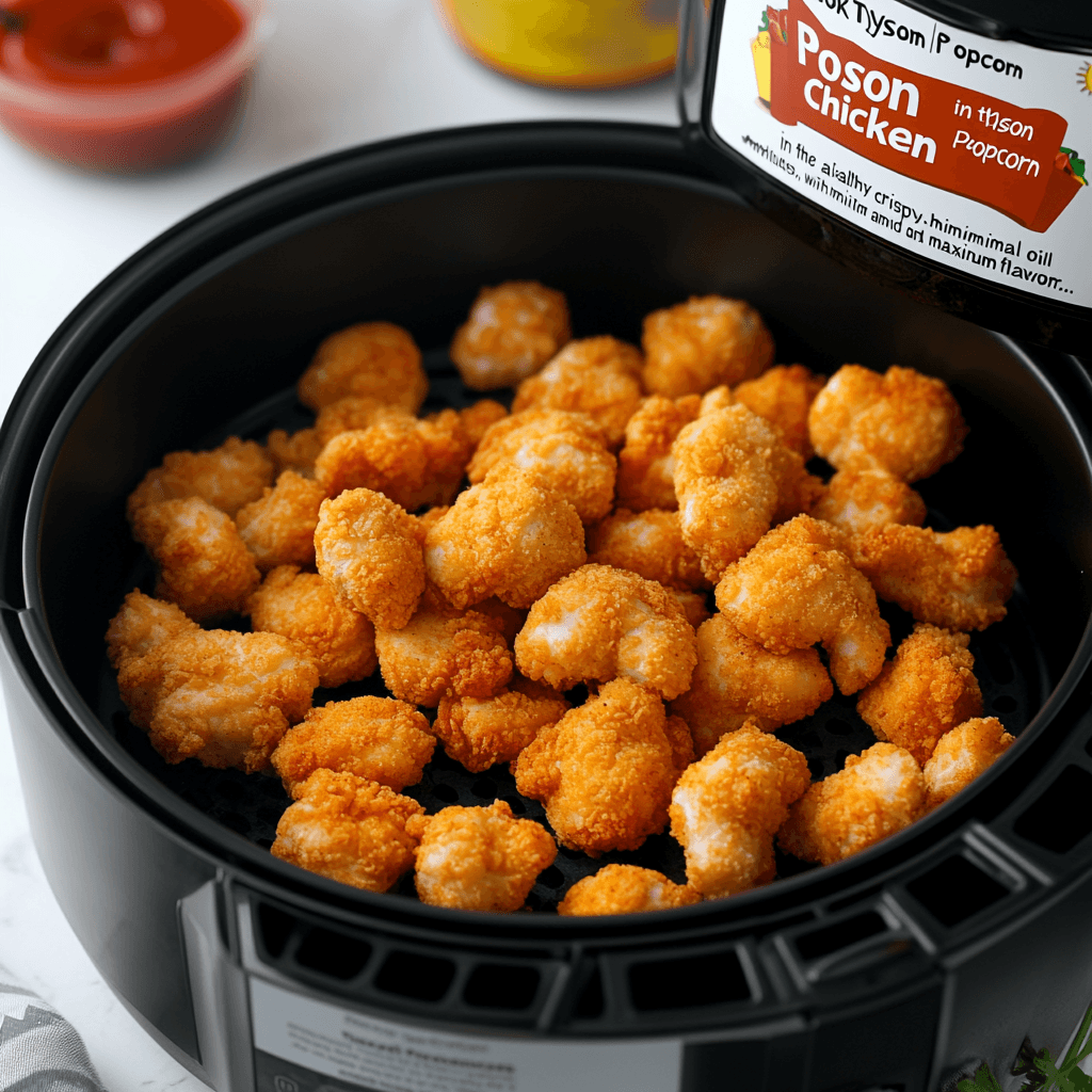 Quick and Easy Tyson Popcorn Chicken Air Fryer Recipe 4 tyson popcorn chicken air fryer