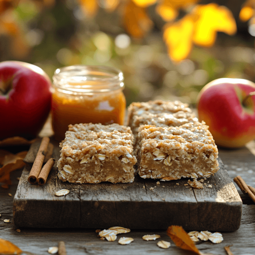 Applesauce Oatmeal Bars Recipe