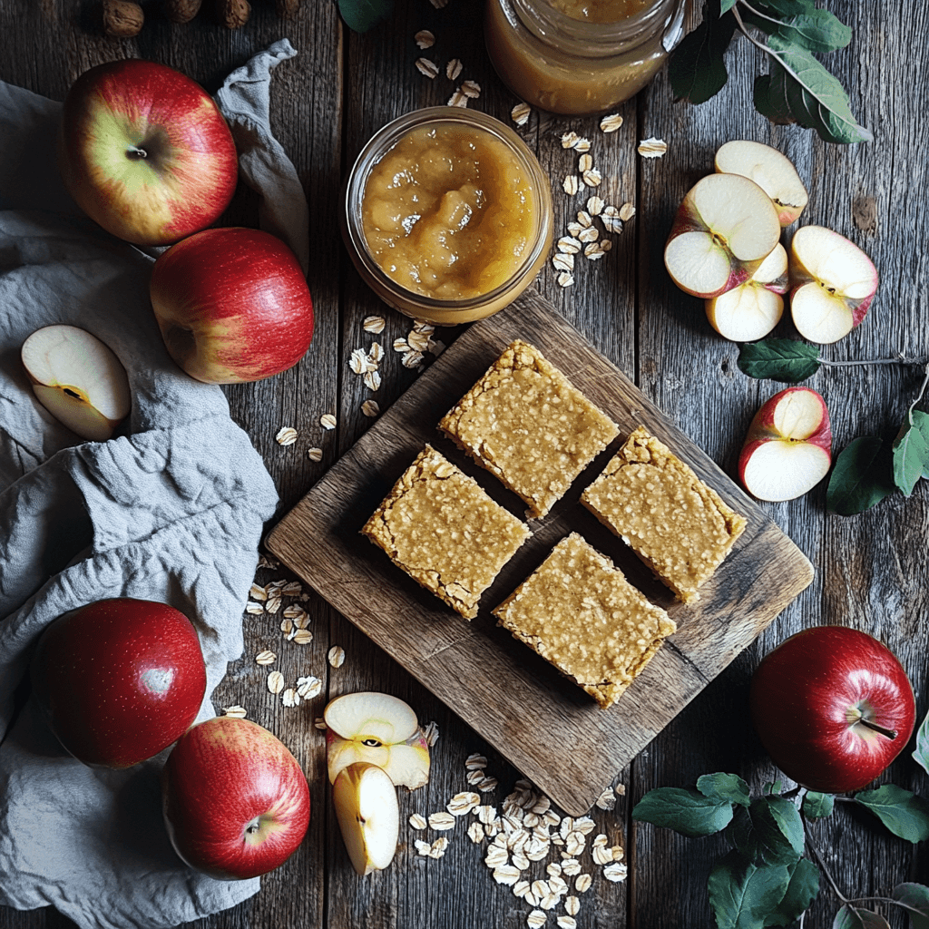 Wholesome Applesauce Oatmeal Bars Recipe 2 Applesauce Oatmeal Bars Recipe