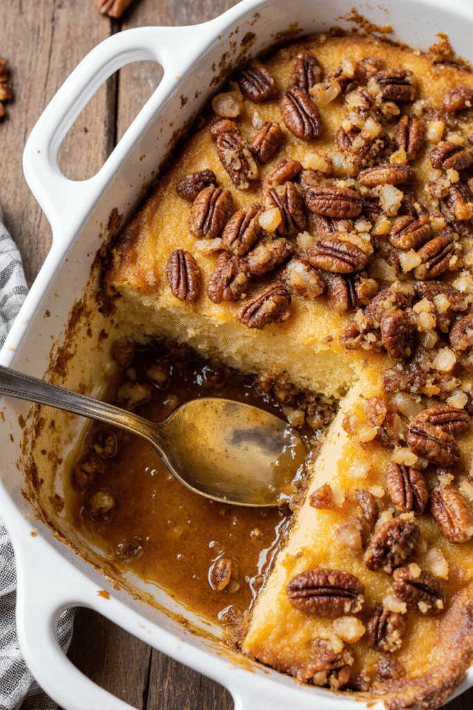 Easy Pecan Pie Dump Cake Recipe 7 Pecan Pie Dump Cake Recipe