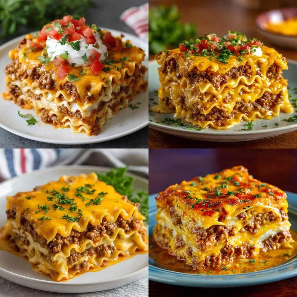 5-Star Cheeseburger Lasagna Recipe for Irresistible Comfort 16 Cheeseburger Lasagna Recipe