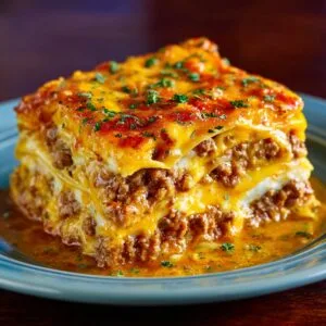 5-Star Cheeseburger Lasagna Recipe for Irresistible Comfort 13 Cheeseburger Lasagna Recipe