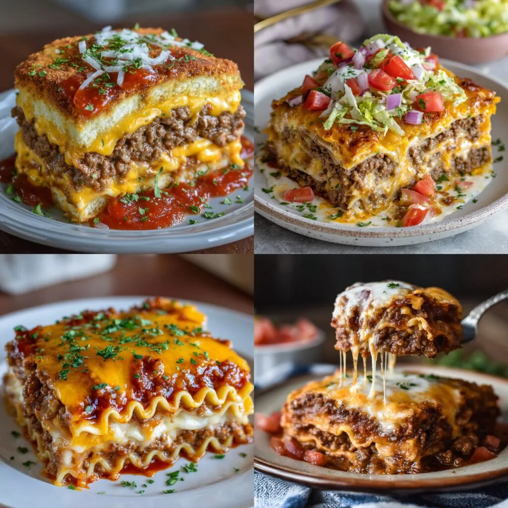 5-Star Cheeseburger Lasagna Recipe for Irresistible Comfort 11 Cheeseburger Lasagna Recipe