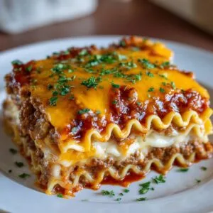 5-Star Cheeseburger Lasagna Recipe for Irresistible Comfort 12 Cheeseburger Lasagna Recipe