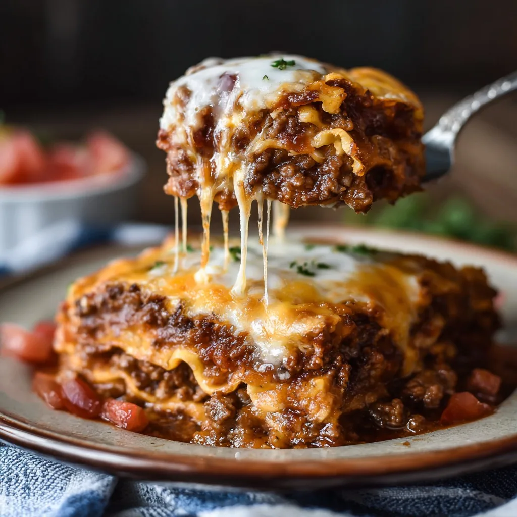 5-Star Cheeseburger Lasagna Recipe for Irresistible Comfort 9 Cheeseburger Lasagna Recipe