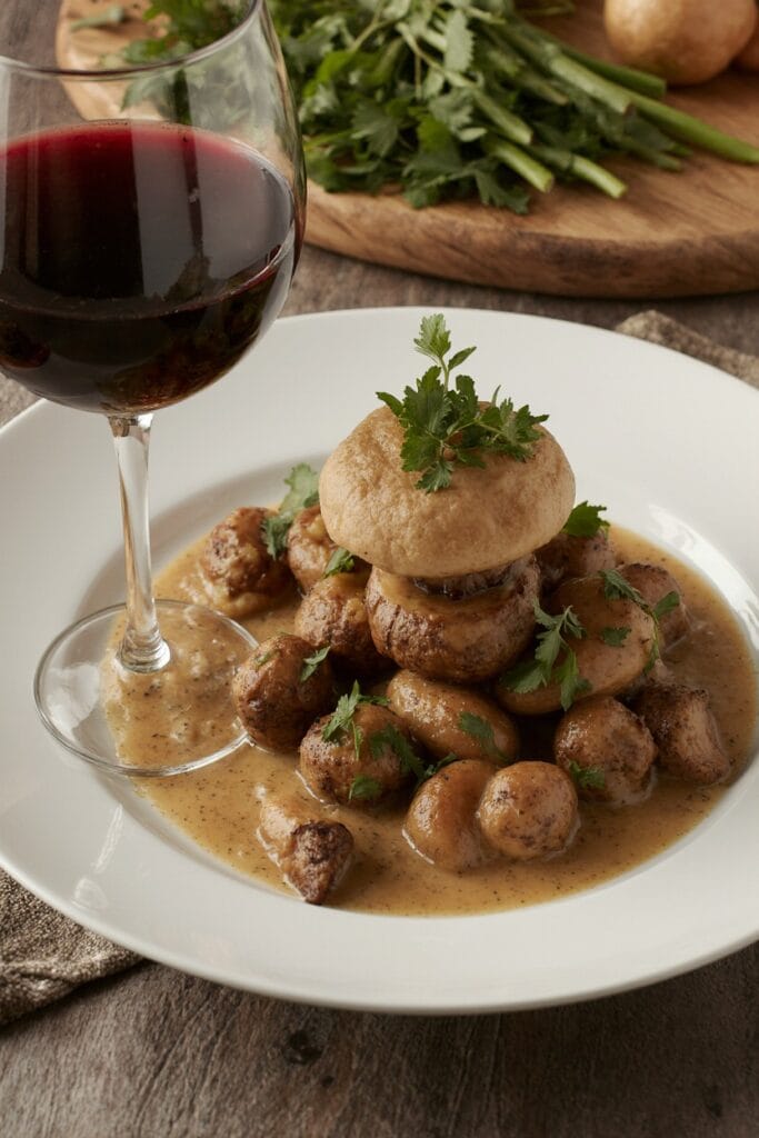Wine Cap Mushroom Recipe